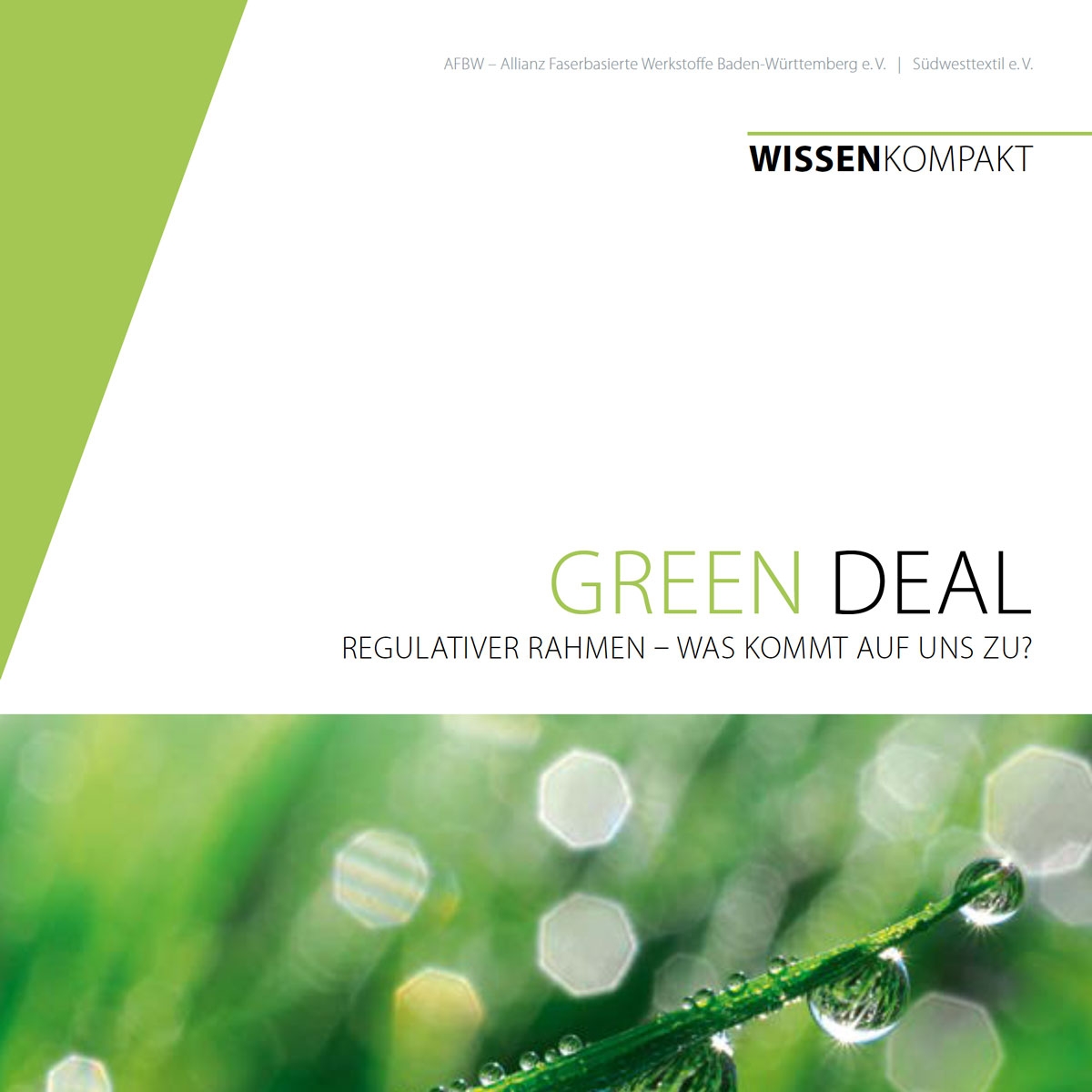 WissenKompakt – Green Deal Regulativer Rahmen – Was kommt auf uns zu?